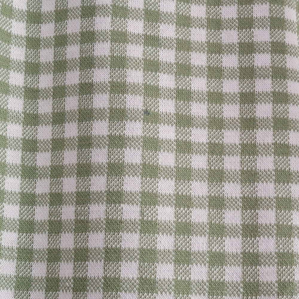 Urban Outfitters Naomi Flare Pants Green and White Checkered Size Small - Picture 5 of 6